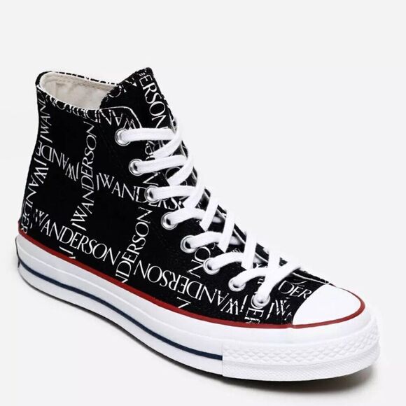 NEW Converse Chuck 70 Hi Grid JW Anderson Black White Insign Mens Sz 13 160807C - Picture 1 of 12